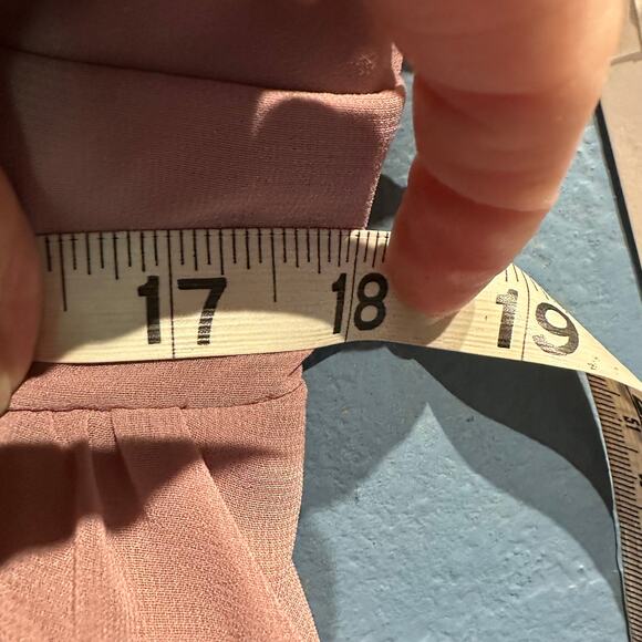 NWT Reverie Semi-Formal Mauve Dress Size 14 Strapless Short Sheer Pretty Femme - Picture 8 of 10